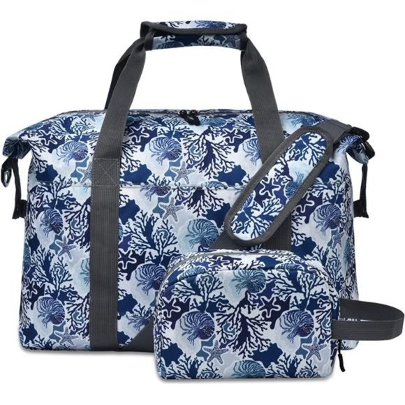 Weekender Overnight Bags for Women coral shell - Picture 1 of 5